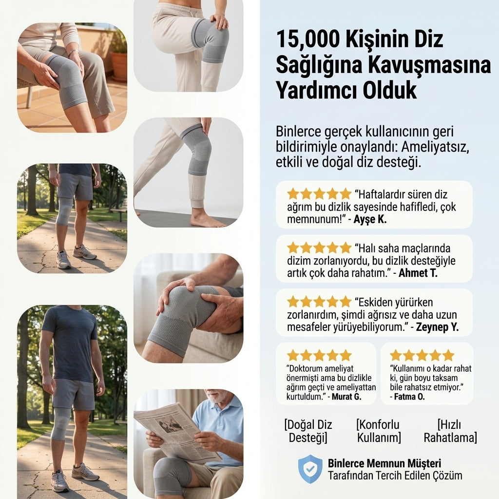 Medinicale™ - Premium Doğal Kompresyon Dizlik